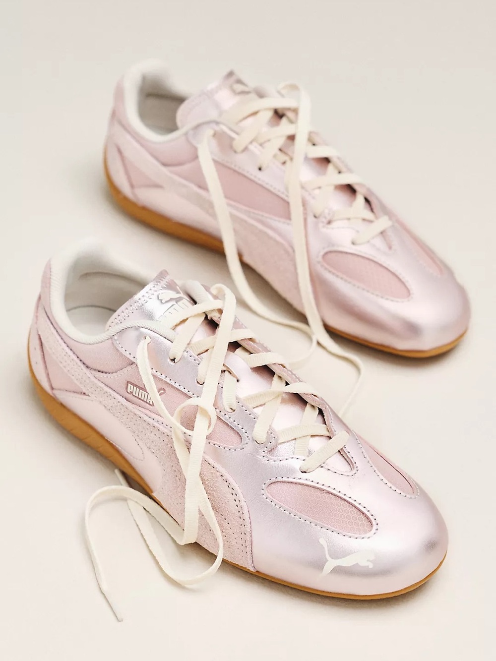 PUMA Speedcat Lou Metallic Sneakers Misty Pink - Gum - Picture 7 of 8